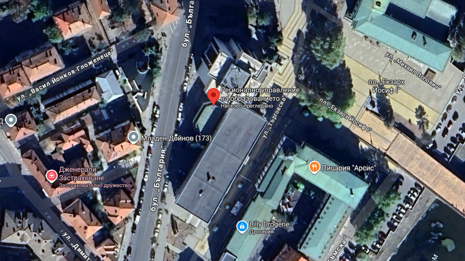 Карта на РУО - Ловеч